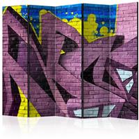 ARTGEIST 5teiliges Paravent Street art graf cm 225x172 - 