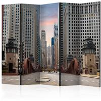 ARTGEIST 5teiliges Paravent Chicago street II cm 225x172 - 