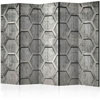 ARTGEIST 5teiliges Paravent Platinum cubes II cm 225x172 