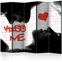 ARTGEIST 5teiliges Paravent Kiss me II Room cm 225x172 - 