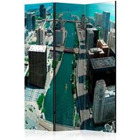 ARTGEIST 3teiliges Paravent Urban architectur cm 135x172 - 