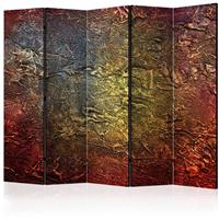 ARTGEIST 5teiliges Paravent Red Gold II Room cm 225x172 - 