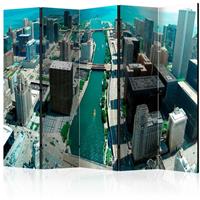 ARTGEIST 5teiliges Paravent Urban architectur cm 225x172 - 