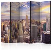 ARTGEIST 5teiliges Paravent New York Morning cm 225x172 - 