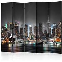 ARTGEIST 5teiliges Paravent New York II Room cm 225x172 - 