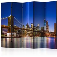 ARTGEIST 5teiliges Paravent Blue New York II cm 225x172 