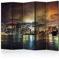 ARTGEIST 5teiliges Paravent New York Sky II cm 225x172 - 