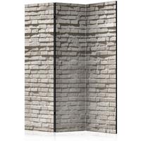 ARTGEIST 3teiliges Paravent Brick Wall Minim cm 135x172 - 