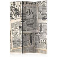 ARTGEIST 3teiliges Paravent Vintage Newspaper cm 135x172 - 