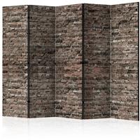 ARTGEIST 5teiliges Paravent Old Brick II Roo cm 225x172 - 