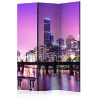 ARTGEIST 3teiliges Paravent Purple Melbourne cm 135x172 - 