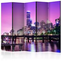 ARTGEIST 5teiliges Paravent Purple Melbourne cm 225x172 - 