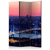 ARTGEIST 3teiliges Paravent Bosphorus Bridge cm 135x172 - 