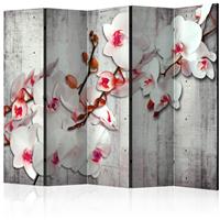 ARTGEIST 5teiliges Paravent Concrete Orchid I cm 225x172 - 