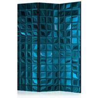 ARTGEIST 3teiliges Paravent Azure Mosaic Roo cm 135x172 - 