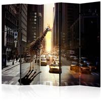 ARTGEIST 5teiliges Paravent Giraffe in the Bi cm 225x172 - 