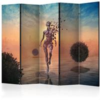 ARTGEIST 5teiliges Paravent Walk on the Water cm 225x172 - 