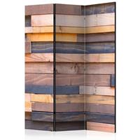 ARTGEIST 3teiliges Paravent Wooden Castle Ro cm 135x172 - 