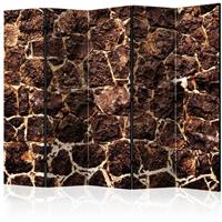 ARTGEIST 5teiliges Paravent Brown Cave II Ro cm 225x172 - 