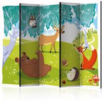 ARTGEIST 5teiliges Paravent Funny animals II cm 225x172 