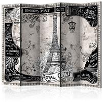 ARTGEIST 5teiliges Paravent Bonjour Paris II cm 225x172 - 