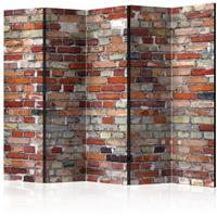 ARTGEIST 5teiliges Paravent Urban Brick II R cm 225x172 - 