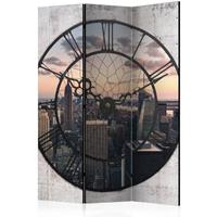 ARTGEIST 3teiliges Paravent NYC Time Zone Ro cm 135x172 