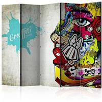 ARTGEIST 5teiliges Paravent Graffiti Beauty cm 225x172 - 