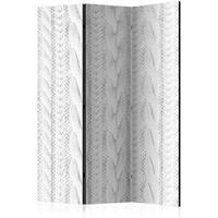 ARTGEIST 3teiliges Paravent White Knit Room cm 135x172 - 