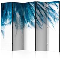 ARTGEIST 5teiliges Paravent Sapphire Feathers cm 225x172 - 