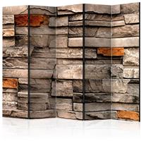 ARTGEIST 5teiliges Paravent Stony Song II Ro cm 225x172 - 