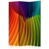 ARTGEIST 3teiliges Paravent Rainbow Wave Roo cm 135x172 - 