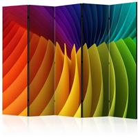 ARTGEIST 5teiliges Paravent Rainbow Wave II cm 225x172 - 