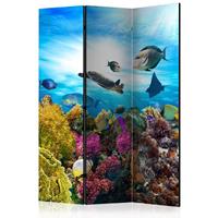 ARTGEIST 3teiliges Paravent Coral reef Room cm 135x172 - 