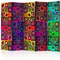 ARTGEIST 5teiliges Paravent Colorful Abstract cm 225x172 - 