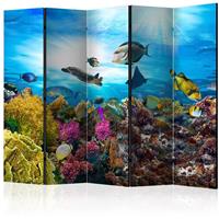 ARTGEIST 5teiliges Paravent Coral reef II Ro cm 225x172 - 