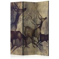 ARTGEIST 3teiliges Paravent Antelopes Room D cm 135x172 - 