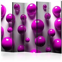 ARTGEIST 5teiliges Paravent Purple Balls II cm 225x172 - 