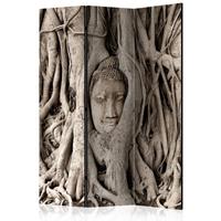 ARTGEIST 3teiliges Paravent Buddha's Tree Ro cm 135x172 - 