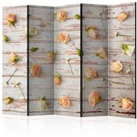 ARTGEIST 5teiliges Paravent Wood e Roses II cm 225x172 