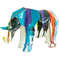 KUATÈH Elefanten-Figur Kuatéh Amunet 33x15x21 cm Mehrfarbig