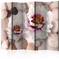 ARTGEIST 5teiliges Paravent Flowers and Shell cm 225x172 - 