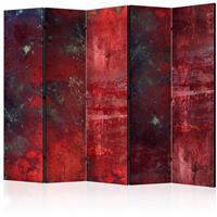 ARTGEIST 5teiliges Paravent Red Concrete II cm 225x172 - 