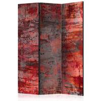 ARTGEIST 3teiliges Paravent Red Metal Room D cm 135x172 - 