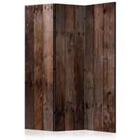 ARTGEIST 3teiliges Paravent Wooden Hut Room cm 135x172 - 