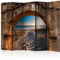 ARTGEIST 5teiliges Paravent Arch and Beach II cm 225x172 