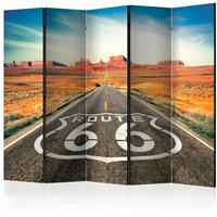 ARTGEIST 5teiliges Paravent Route 66 II Room cm 225x172 - 