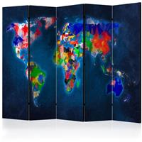 ARTGEIST 5teiliges Paravent Room divider cm 225x172 - 