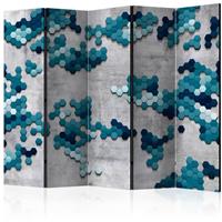 ARTGEIST 5teiliges Paravent Sea puzzle II Ro cm 225x172 - 