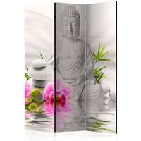 ARTGEIST 3teiliges Paravent Buddha and Orchid cm 135x172 - 